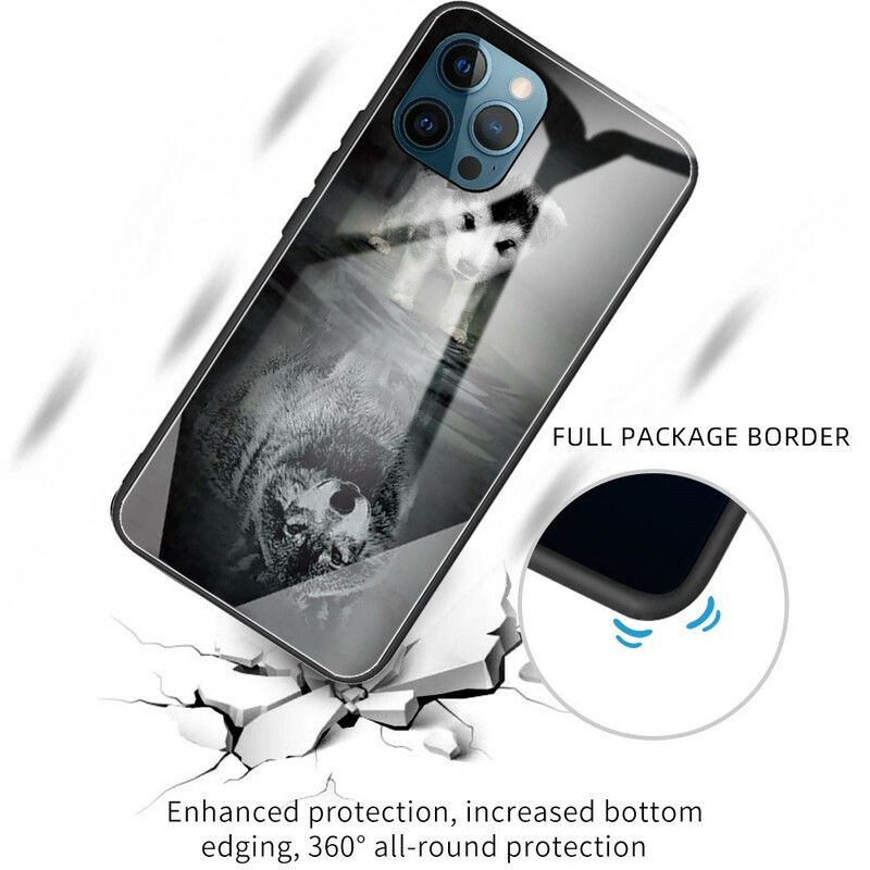 iPhone 13 Pro Case Puppy Dream em vidro temperado