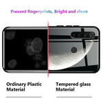 Capa iPhone 13 Pro Tempered Glass Cat and Butterflies In Space