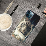 iPhone 13 Pro Max Capa Flexível de Tigre