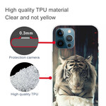 iPhone 13 Pro Max Capa Flexível de Tigre