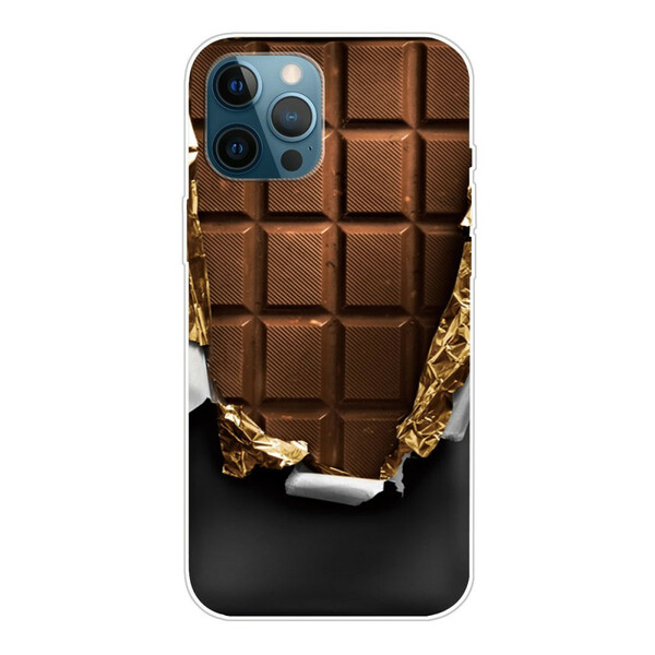 iPhone 13 Pro Máximo de Chocolate em Capa Flexível