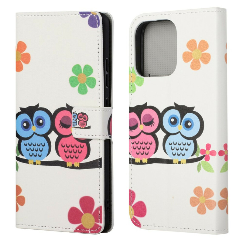 Capa para iPhone 13 Pro Couple of Owls