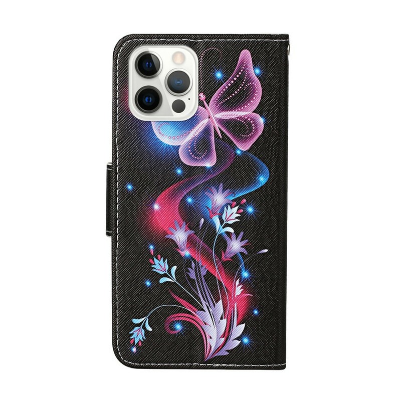 iPhone 13 Pro Case Butterflies and Strap