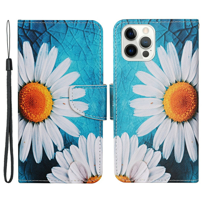 Capa para iPhone 13 Pro Magistral Flowers with Strap