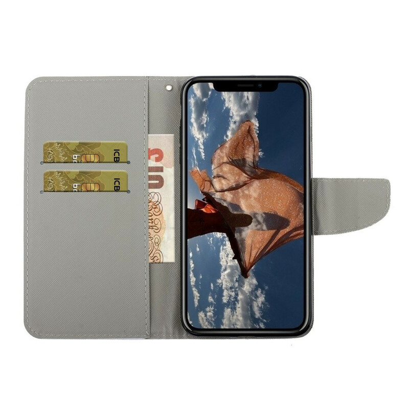 iPhone 13 Capa Pro Tiger com Cordão