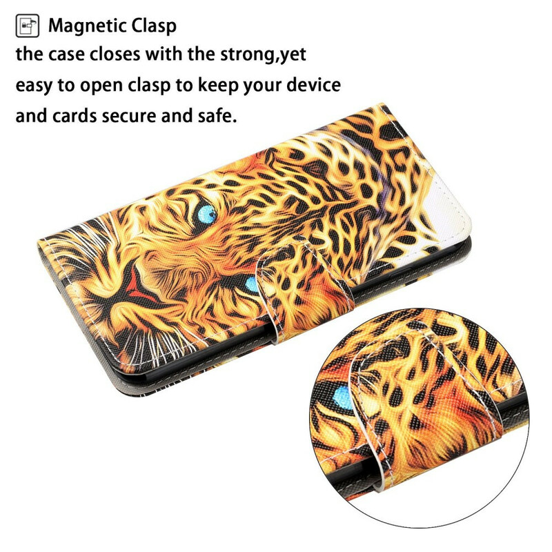 iPhone 13 Capa Pro Tiger com Cordão