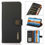 iPhone 13 Capa de couro KHAZNEH RFID Pro Genuine Leather Case iPhone 13 Capa de couro KHAZNEH RFID Pro Genuine Leather Case
