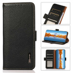 Case iPhone 13 Pro Leather Litchi RFID KHAZNEH