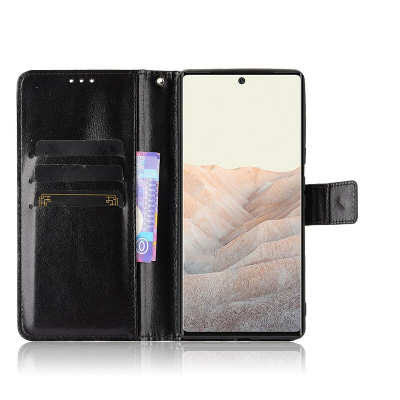 Google Pixel 6 Pro Case Flashy Leatherette