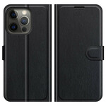 Capa para iPhone 13 Pro Leather Effect Lychee Classic Lychee