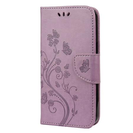 Capa Floral Lanyard para iPhone 13 Pro