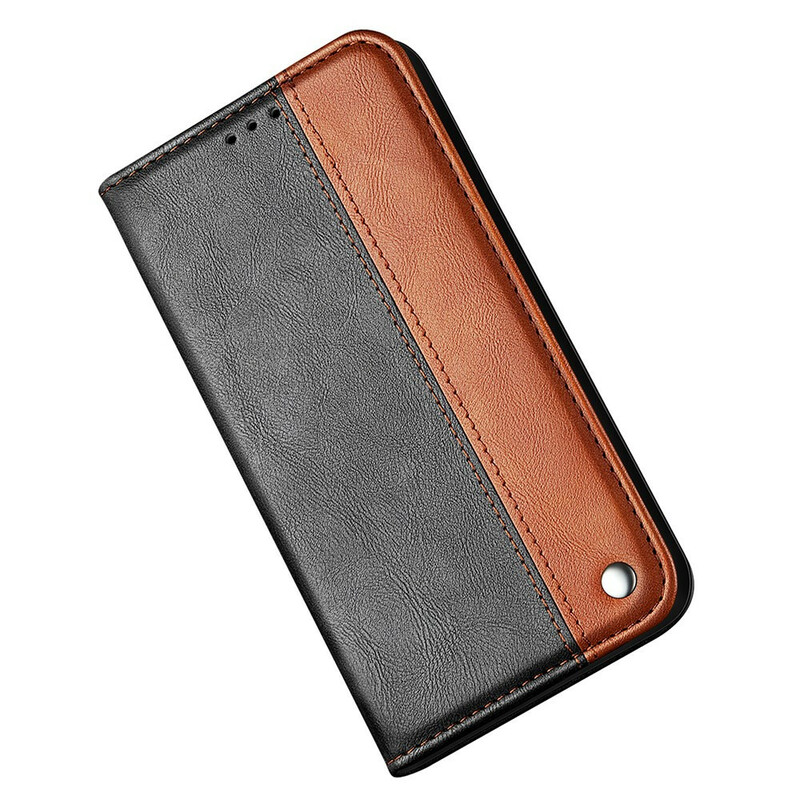 Tampa Flip Cover iPhone 13 Pro Bicolour Leather Effect
