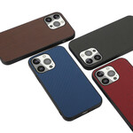 iPhone 13 Pro Case Leather Effect Leather Texture Fibra de Carbono