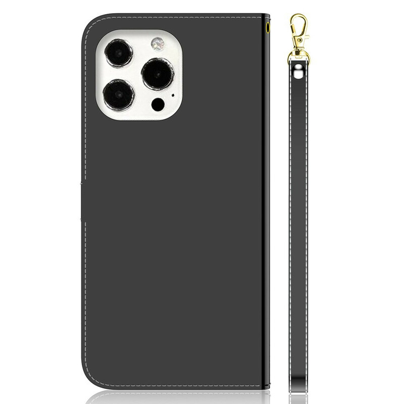 Capa para iPhone 13 Pro Leatherette Mirror Cover