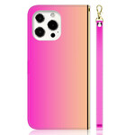 Capa para iPhone 13 Pro Leatherette Mirror Cover