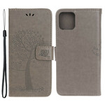 Capa para iPhone 13 Pro Tree and Owls with Strap