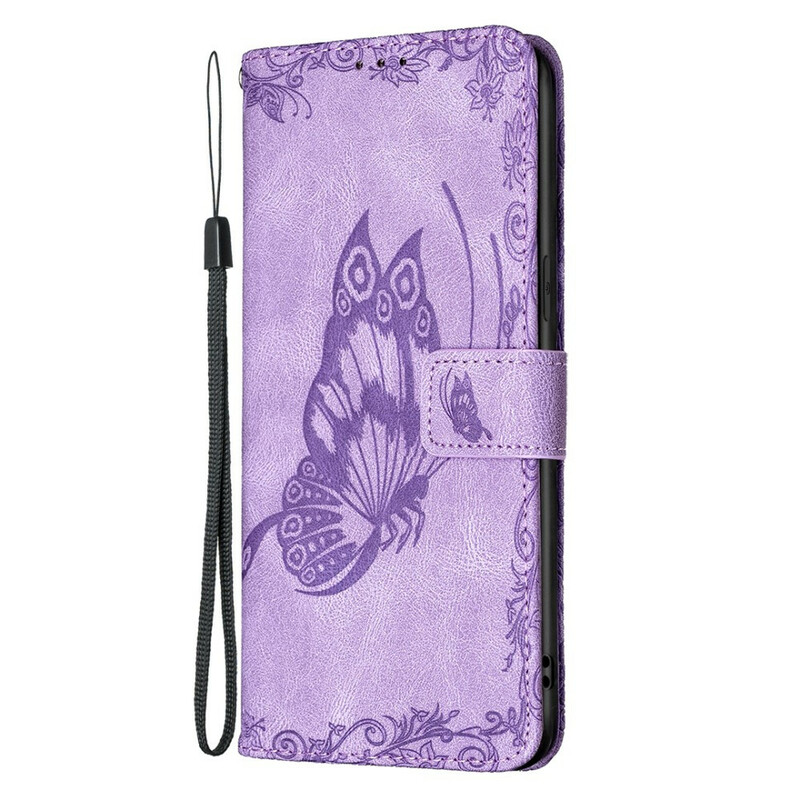 iPhone 13 Pro Baroque Butterfly Lanyard Case