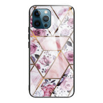 Case iPhone 13 Pro Max Marble Geometry Tempered Glass