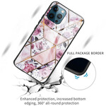 Case iPhone 13 Pro Max Marble Geometry Tempered Glass