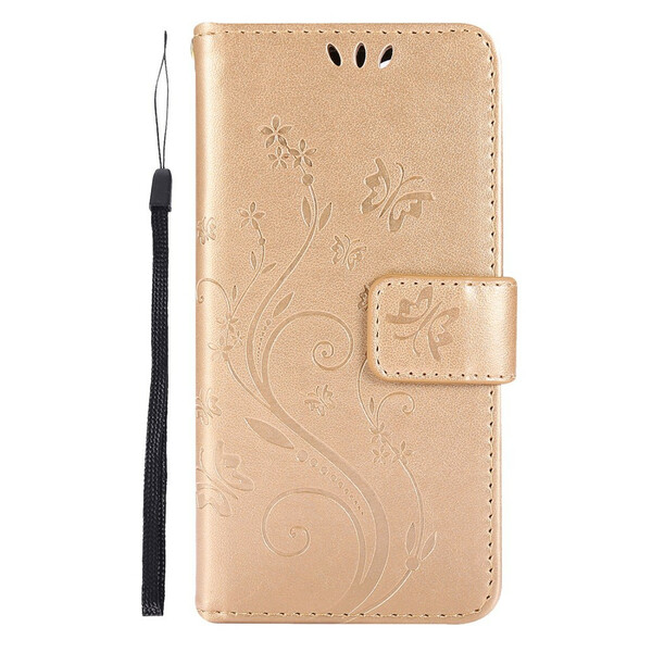 Capa para iPhone 13 Pro Graphic Flowers with Strap