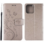 Capa para iPhone 13 Pro Graphic Flowers with Strap