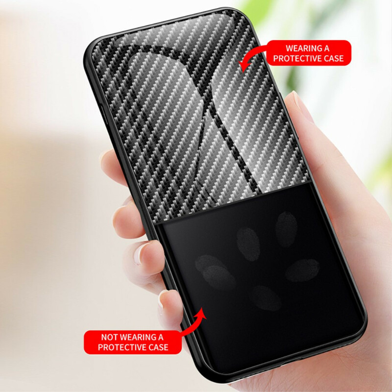 iPhone 13 Pro Case Fibra de Carbono de Vidro Temperado