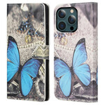 Capa iPhone 13 Pro Max Butterfly Blue
