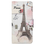 Case iPhone 13 Pro Max Eiffel Tower Retro