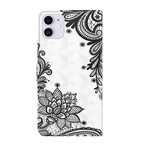 Capa para iPhone 13 Pro Max Flowers Lace