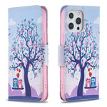 Capa iPhone 13 Pro Max Owls on The Swing