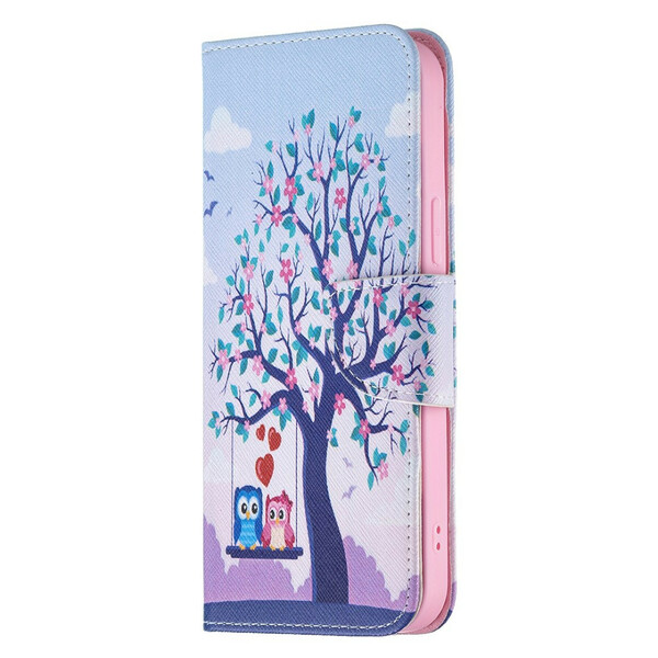 Capa iPhone 13 Pro Max Owls on The Swing
