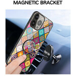 iPhone 13 Pro Capa de trabalho em patchwork magnético