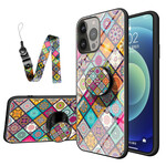 iPhone 13 Pro Capa de trabalho em patchwork magnético
