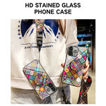 iPhone 13 Pro Capa de trabalho em patchwork magnético