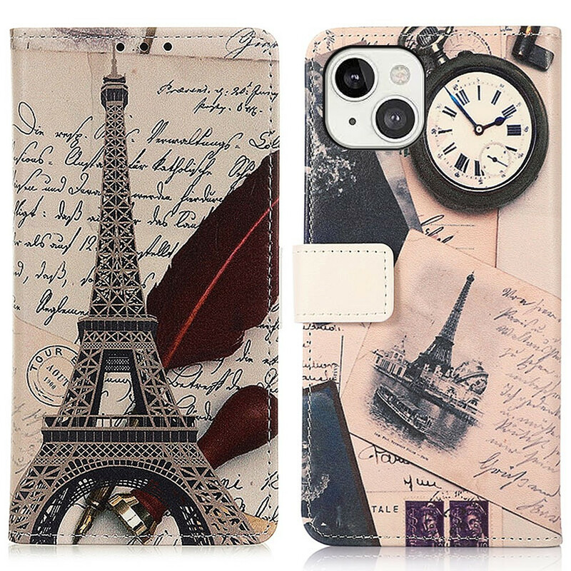 Capa iPhone 13 Tour Eiffel Du Poète