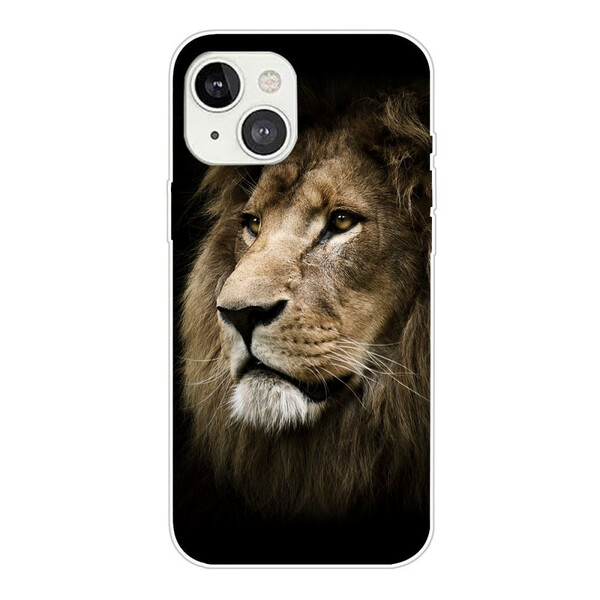 iPhone 13 Capa cabeça de leão
