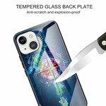 iPhone 13 Capa de vidro temperado Rose des Vents