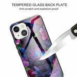 iPhone 13 Capa de vidro temperado Borboletas de variação