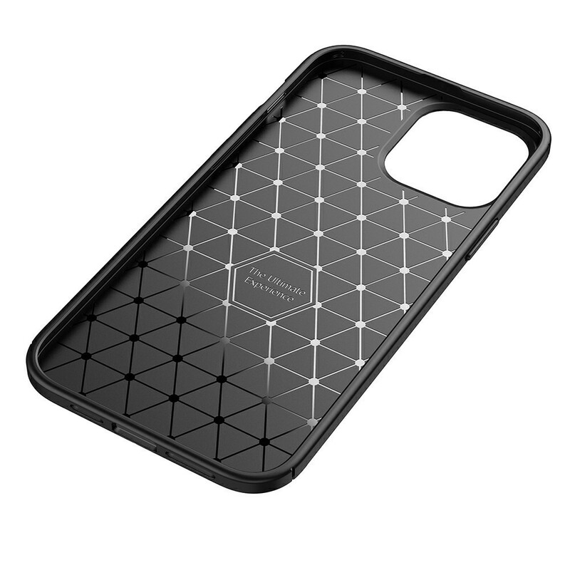 iPhone 13 Pro Máxima Textura de Fibra de Carbono Flexível