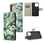 Capa para iPhone 13 Camuflagem Militar