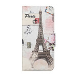 iPhone 13 Capa Retro Torre Eiffel