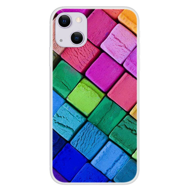 iPhone 13 Capa colorida para cubos