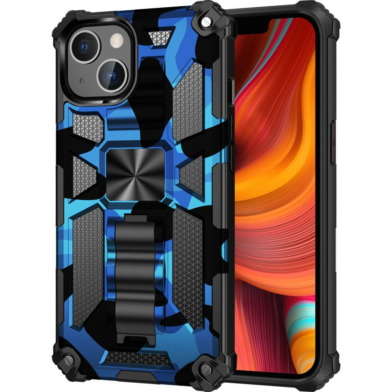 iPhone 13 Pro Max Camuflagem Máximo Camuflagem Stand Removível