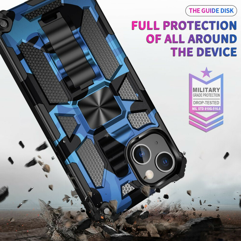 iPhone 13 Pro Max Camuflagem Máximo Camuflagem Stand Removível