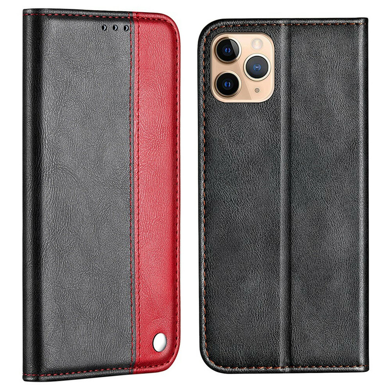 Tampa Flip Cover iPhone 13 Pro Max Bicolour Leather Effect