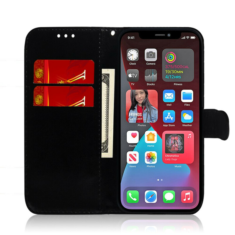 Capa para iPhone 13 Pro Max Leatherette Mirror Cover