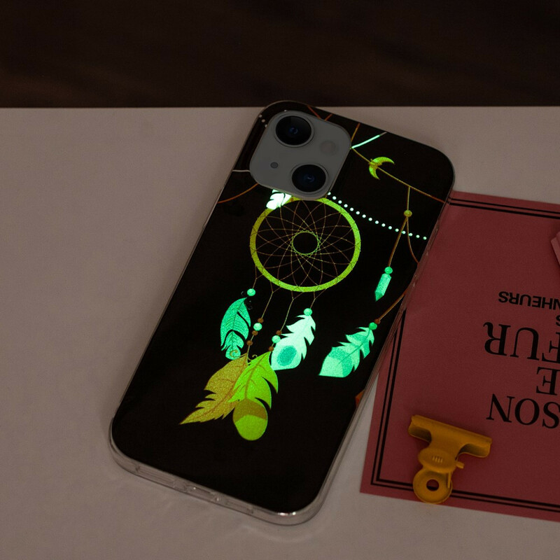 Capa exclusivo do iPhone Fluorescente 13 Dreamcatcher