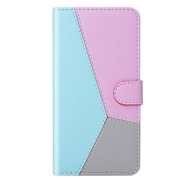 Capa para iPhone 13 Pro Max Leather Effect Tricolore