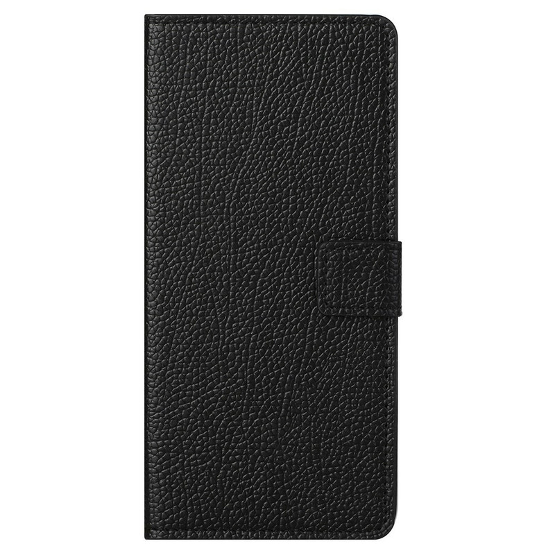 Capa para iPhone 13 Pro Max Leather Effect Grain Lychee