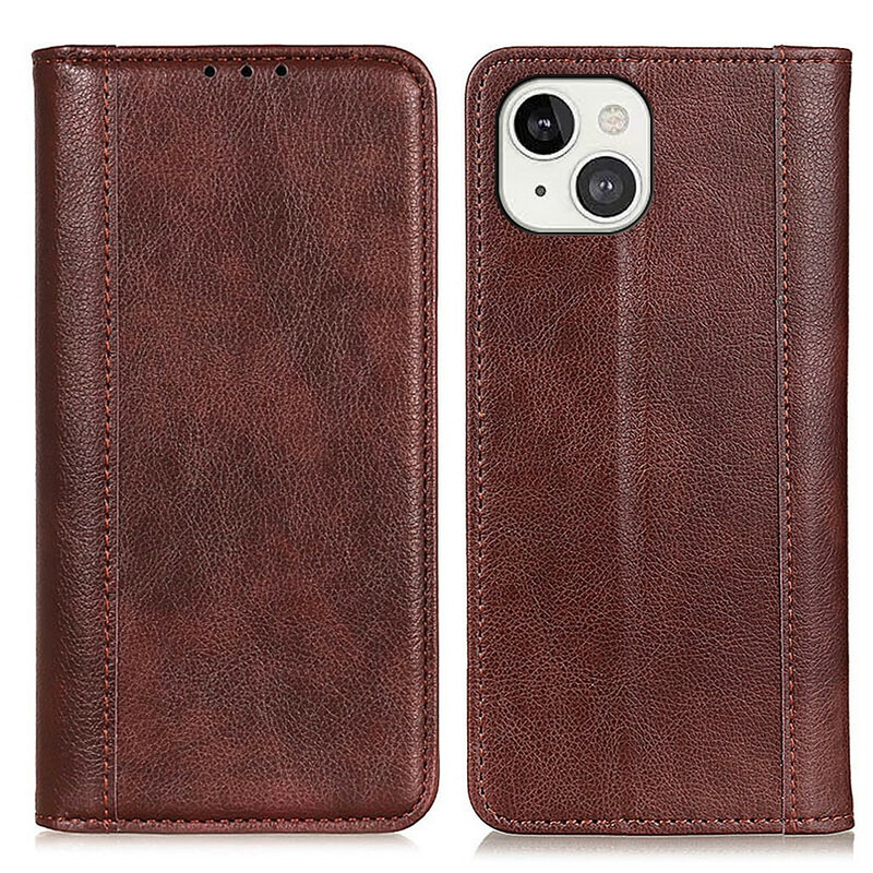 Capa iPhone 13 Leather Split Elegance